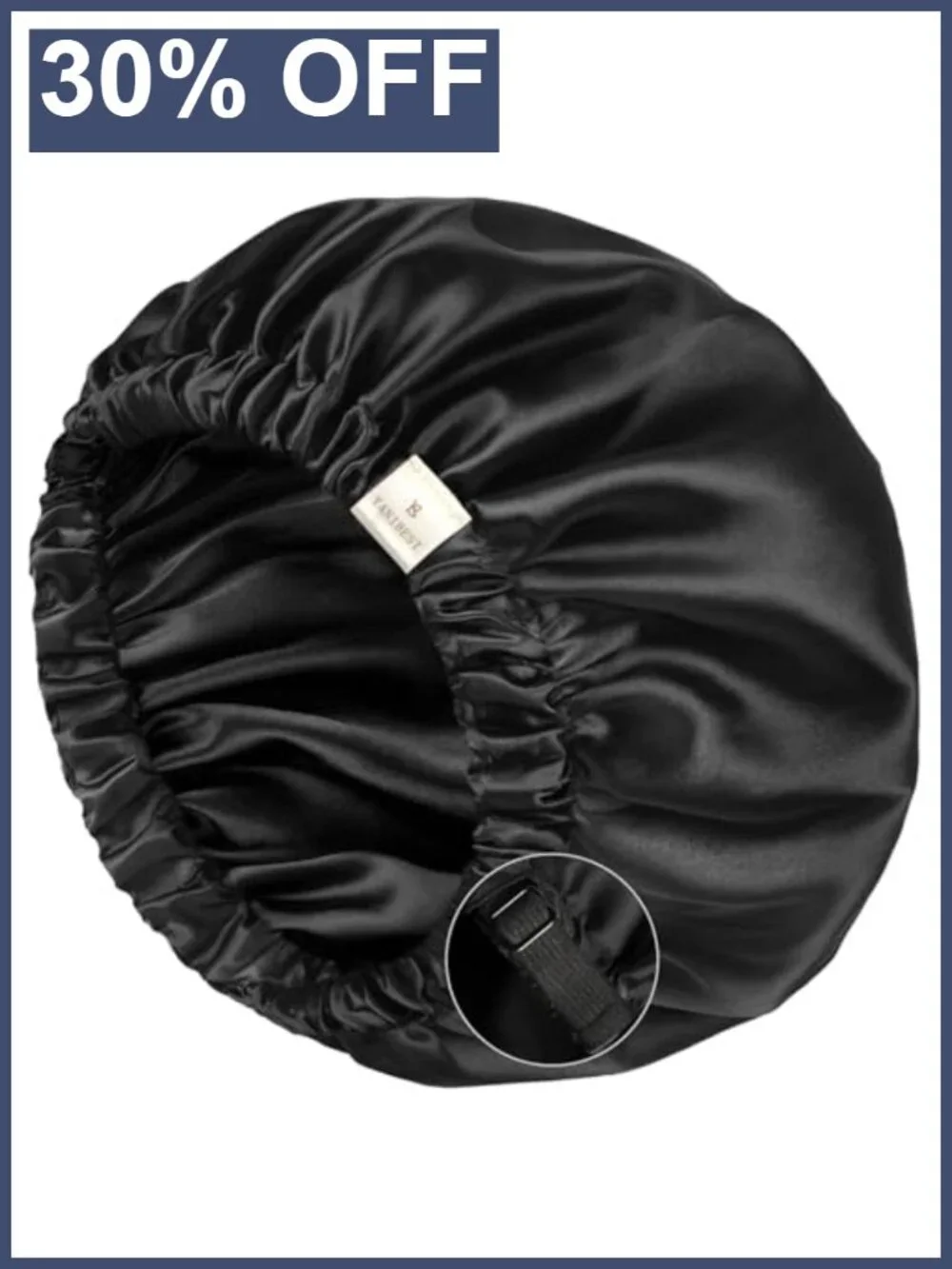 Satin Bonnet for Sleeping Women Men Adjustable Hair Bonnet Hair Protection